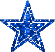 Gif animata di una stella blu