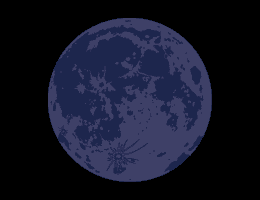 immagine della luna