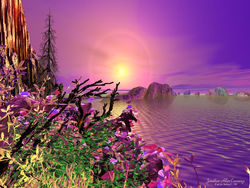 Riflesso del sole sul mare