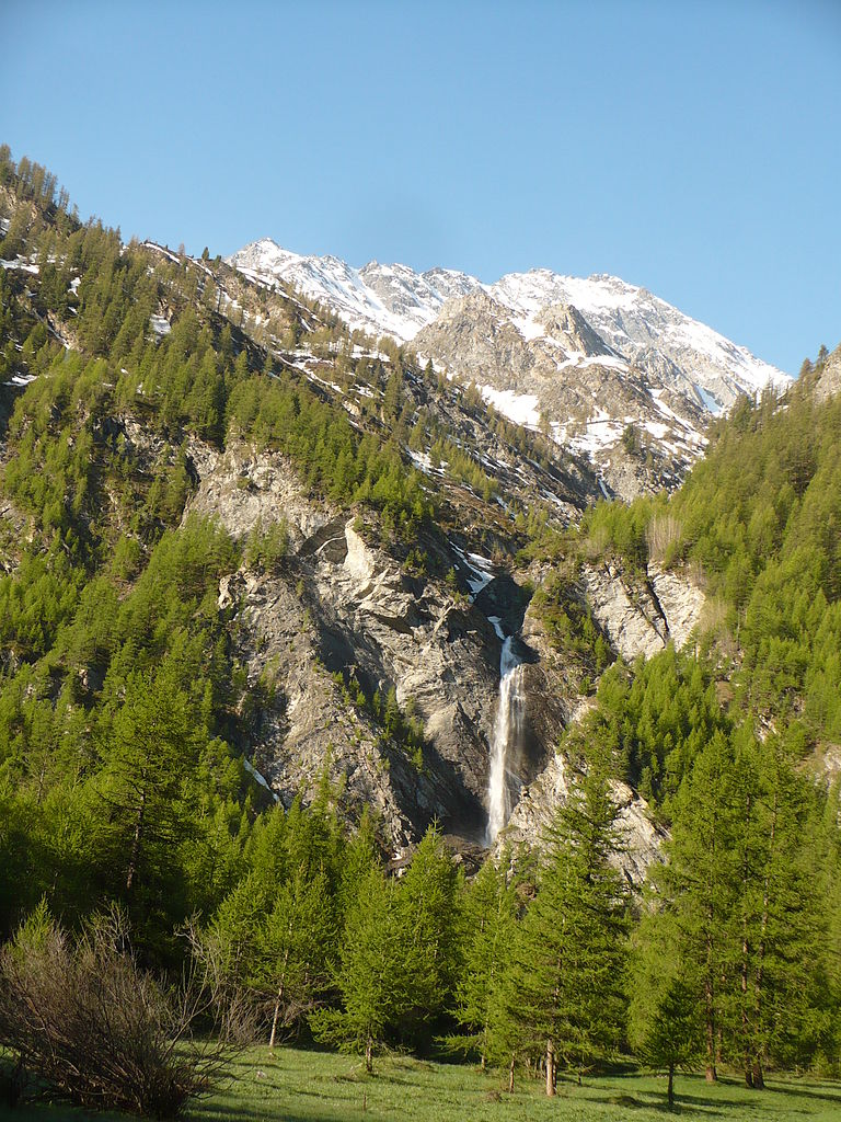 Cascate di Valle Argentera a Torino in Piemonte - Italia