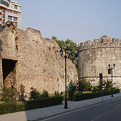 Mura Antiche a Durres in Albania