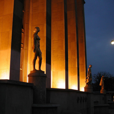 Palazzo Chaillot al Trocadero a Parigi in Ile-de-France, in Francia