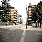 Corso Vittorio Emanuele ad Avellino in Campania - Italia