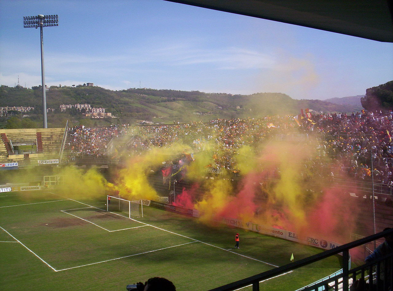 Stadio Santa Colomba a Benevento in Campania - Italia