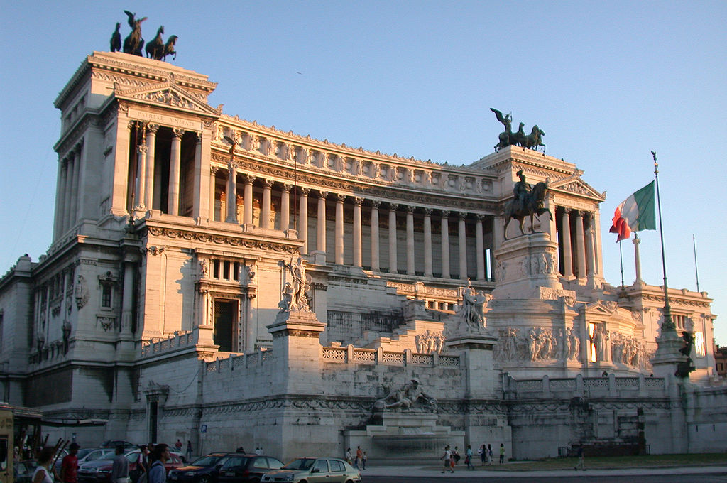 Altare della Patria a Roma nel Lazio - Italia