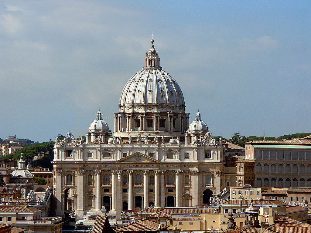 Basilica di San Pietro in Vaticano a Roma nel Lazio - Italia