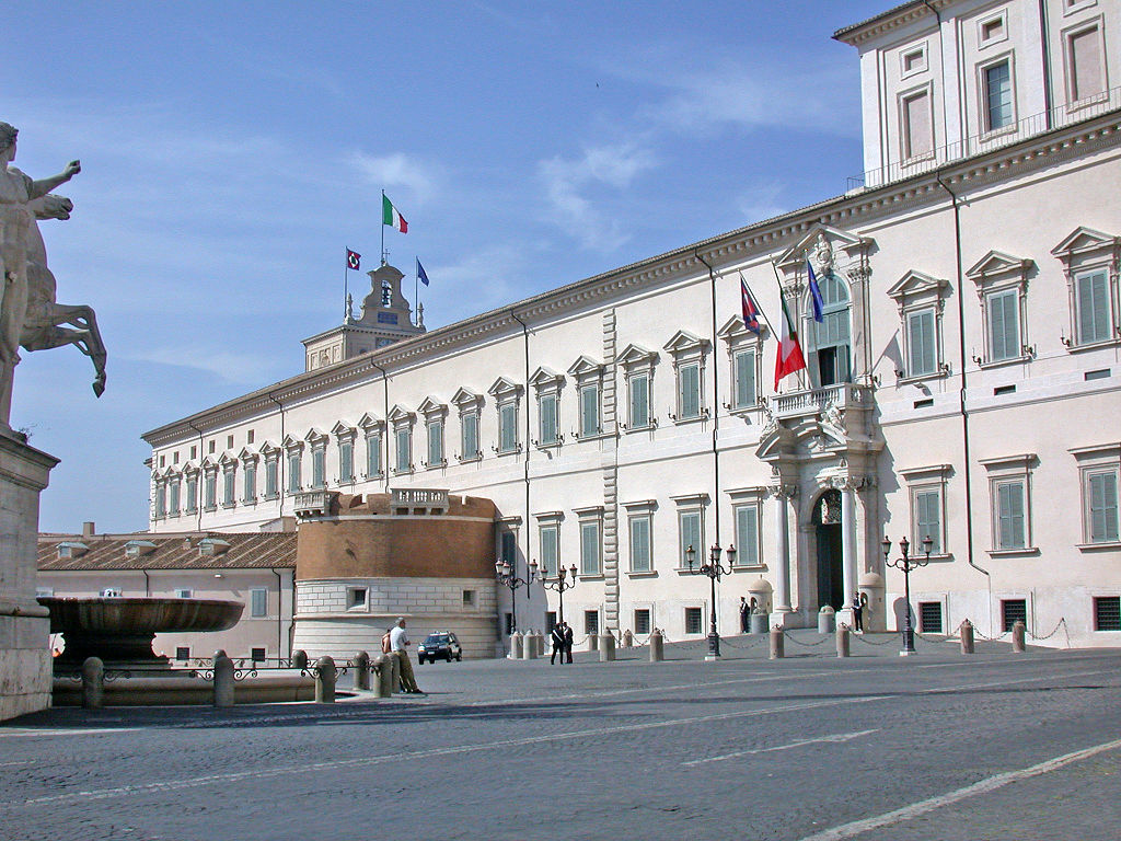 Palazzo Quirinale a Roma nel Lazio - Italia