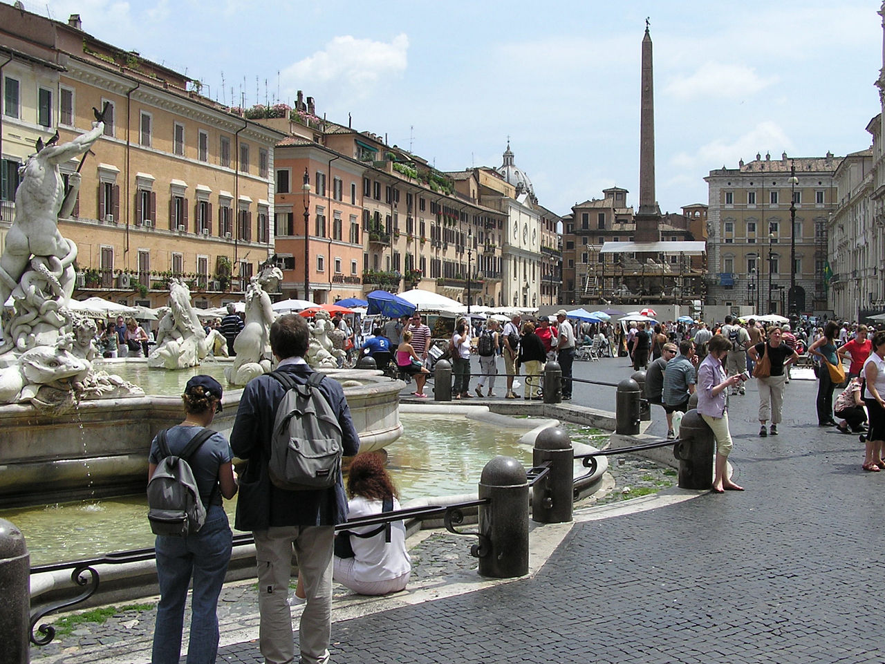Piazza Navona a Roma nel Lazio - Italia
