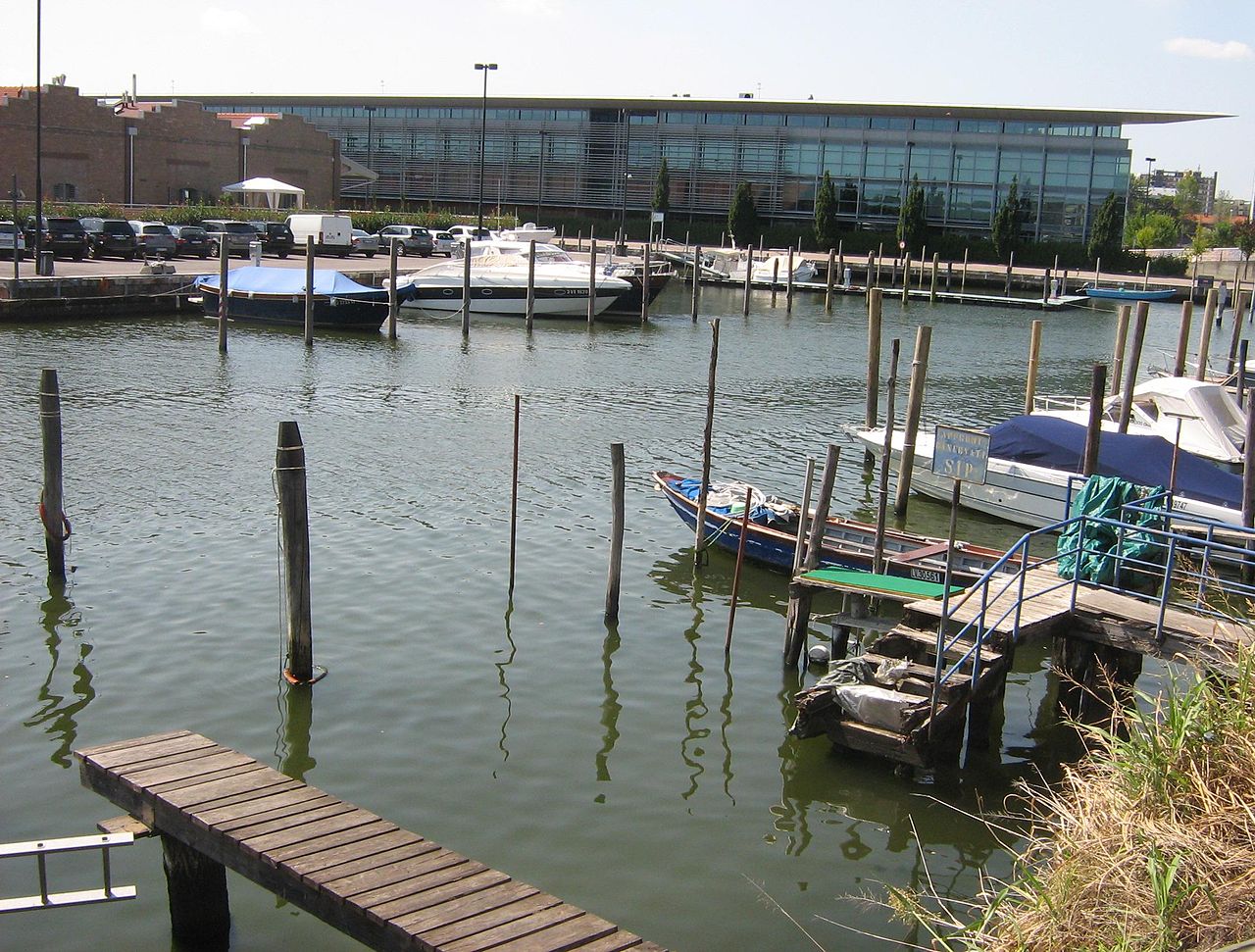 Canal Salso a Mestre in Veneto - Italia
