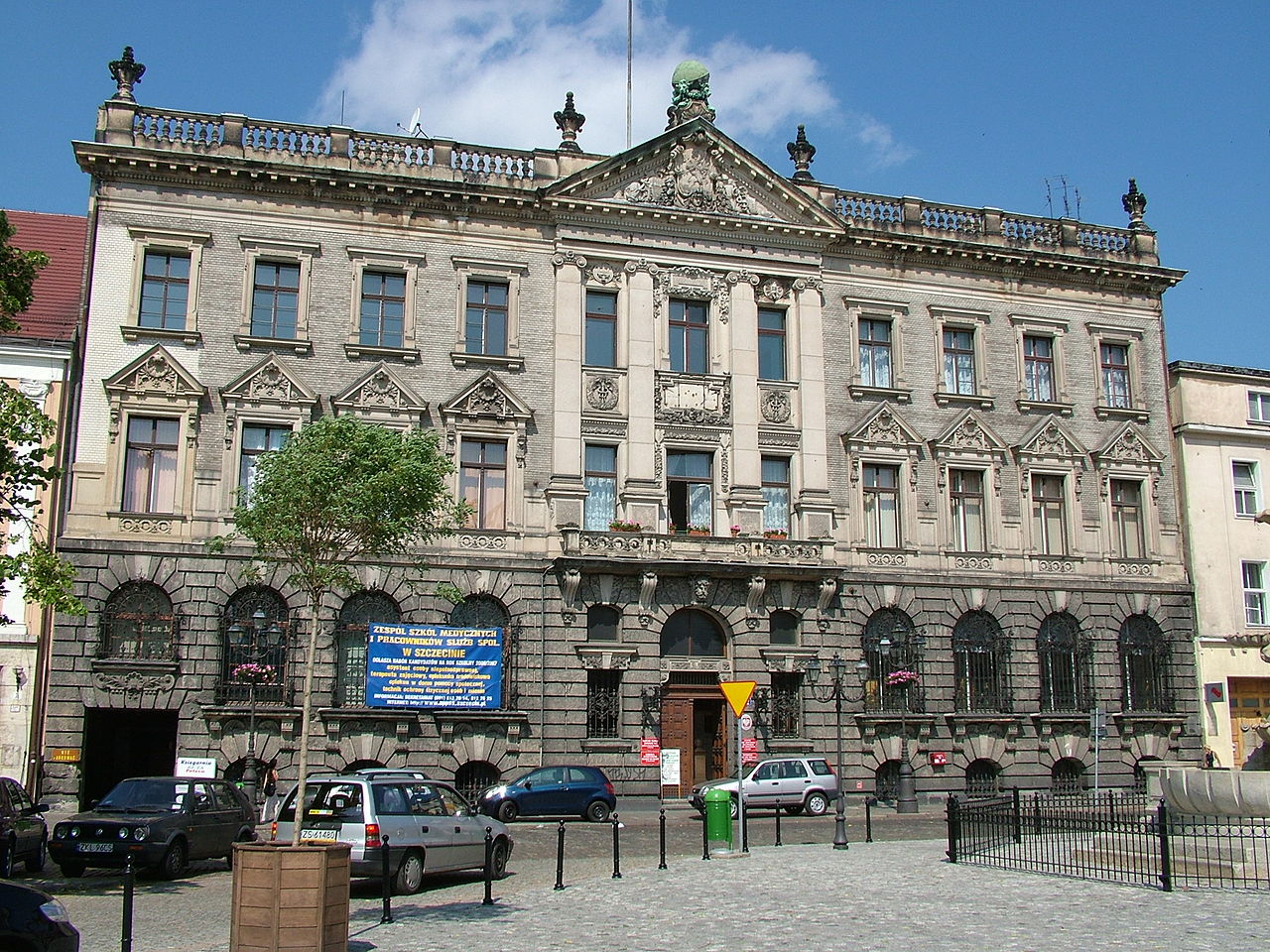 Palazzo dei Grumbkow (Palazzo sotto il Globo) a Stettino (Szczecinin) in Polonia