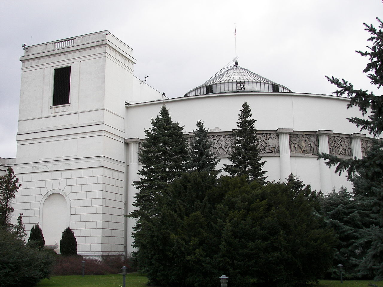 Edificio del Sejm a Varsavia (Warszawa) in Polonia