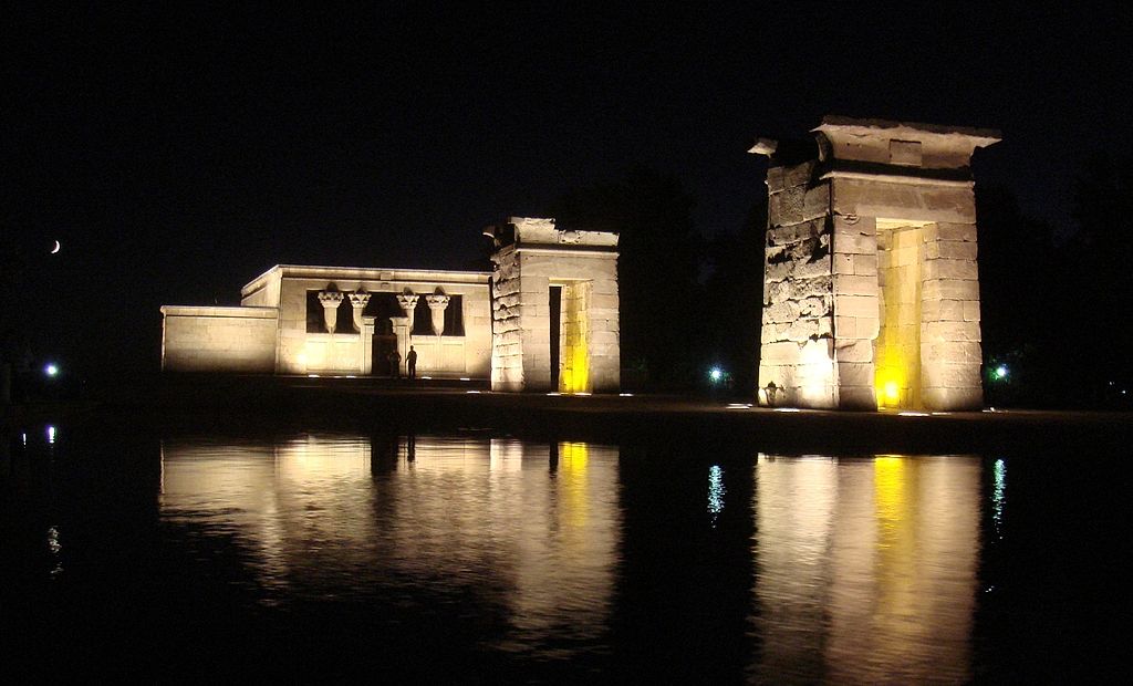 Tempio di Debod a Madrid - Spagna