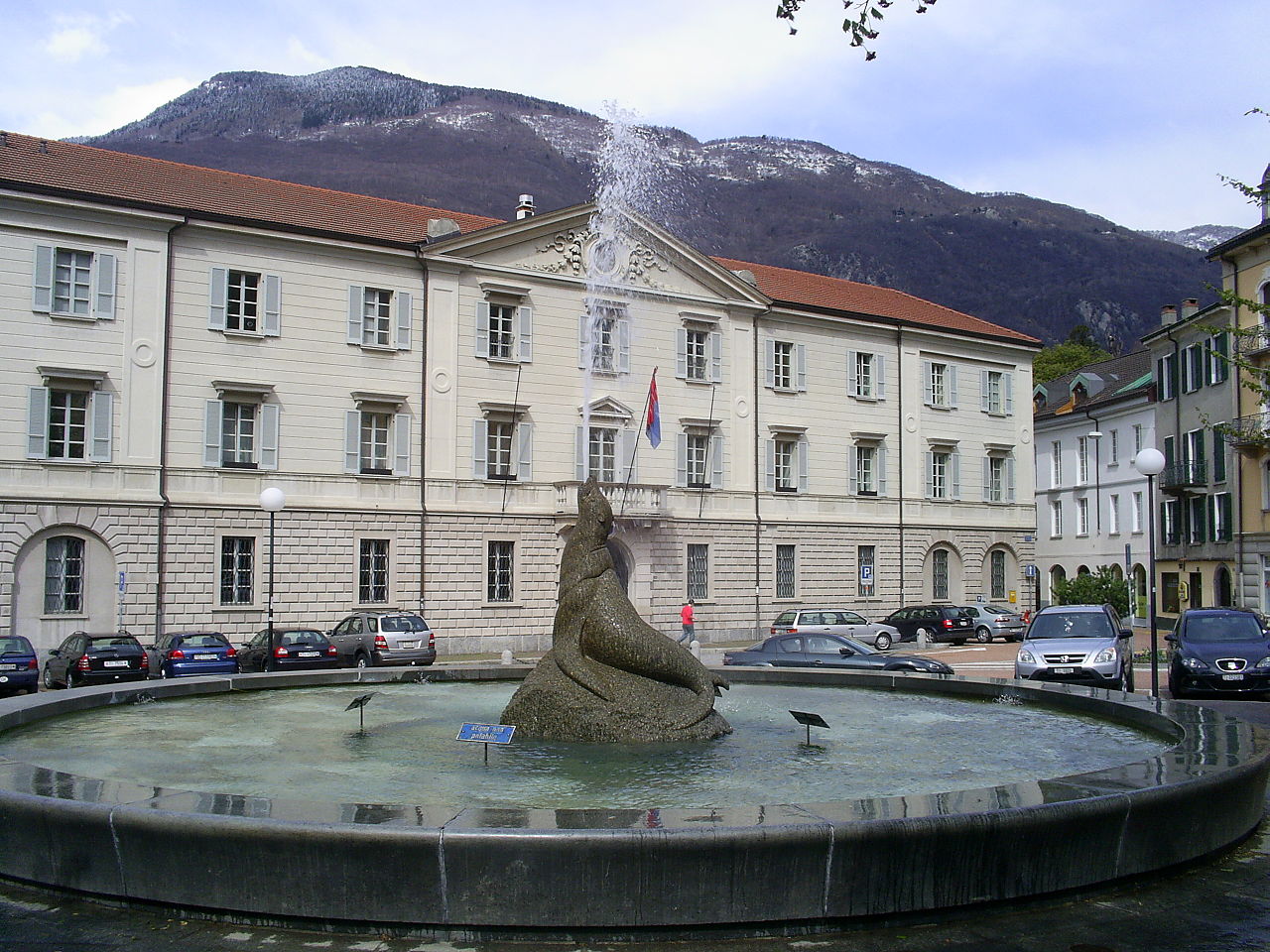 Bellinzona nel Canton Ticino in Svizzera