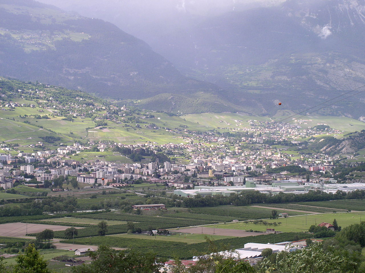 Svizzera, Sierre nel Canton Vallese
