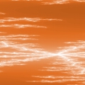 Linee di luce su uno sfondo arancione