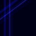 Incrocio di linee su sfondo blu