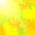 Pennellate di colore su sfondo giallo