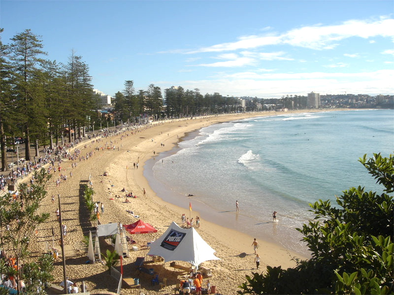 Manly Beach in New South Wales - Australia