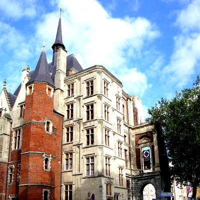 Palais Rihour a Lille in Nord Pas de Calais, in Francia