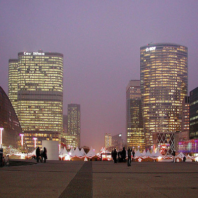 La Defense a Parigi in Ile-de-France, in Francia