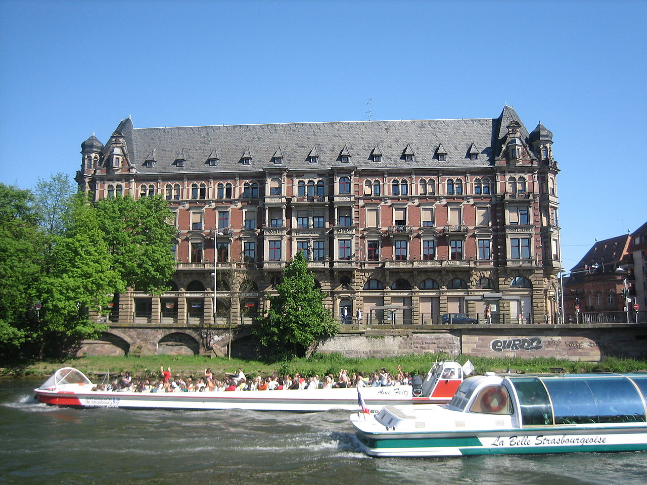 Edificio Gallia a Strasburgo in Alsazia - Francia