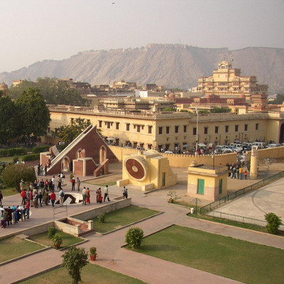 L'osservatorio astronomico Jantar Mantar a Jaipur, in India