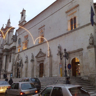 Palazzo dell'Annunziata a Sulmona in Abruzzo, in Italia