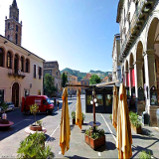 Piazza Martiri della libertà a Teramo in Abruzzo, in Italia
