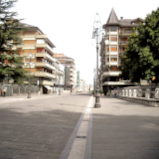 Corso Vittorio Emanuele ad Avellino in Campania, in Italia