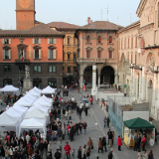 Piazza Duomo a Reggio Emilia in Emilia Romagna, in Italia
