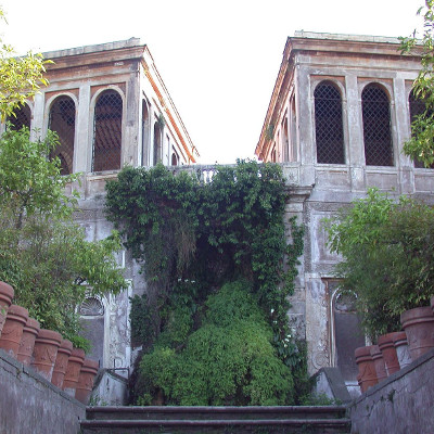 Orti Farnesiani nel quartiere Palatino a Roma nel Lazio, in Italia