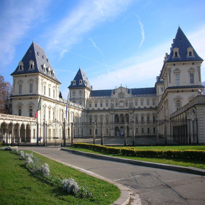 Castello del Valentino a Torino in Piemonte, in Italia
