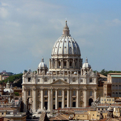 Basilica di San Pietro in Vaticano a Roma nel Lazio, in Italia