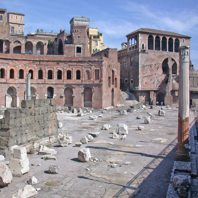 Foro di Traiano a Roma nel Lazio, in Italia