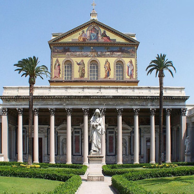 San Paolo fuori le mura a Roma nel Lazio, in Italia
