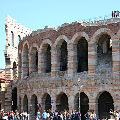 Arena di Verona in Veneto, in Italia