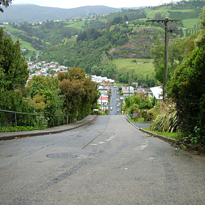 La città di Dunedin, in Nuova Zelanda