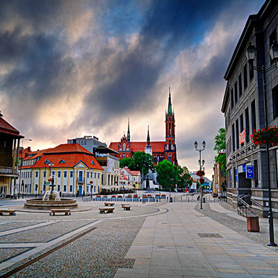 La città di Bialystok, in Polonia