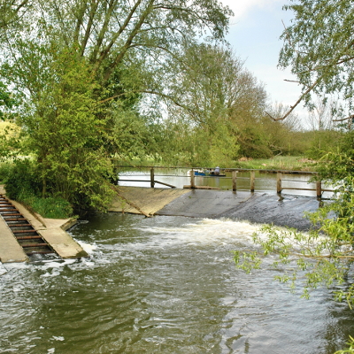Parks River Cherwell in Oxford University  in Inghilterra, nel Regno Unito