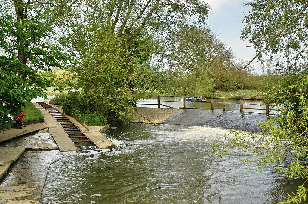 Parks River Cherwell in Oxford University  in Inghilterra - Regno Unito