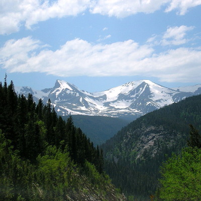 Montagne Rocciose a Boulder in Colorado, negli Stati Uniti d'America