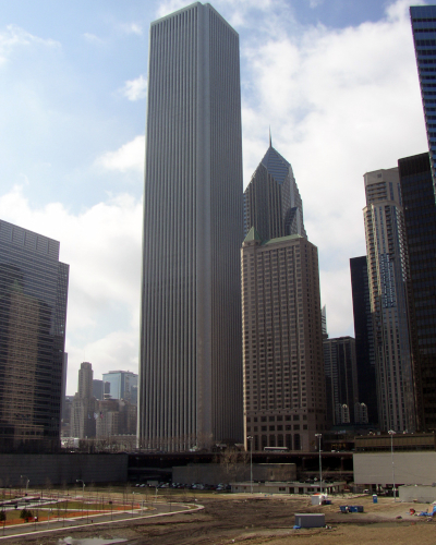 Torre dell'Aon Center a Chicago in Illinois, negli Stati Uniti d'America