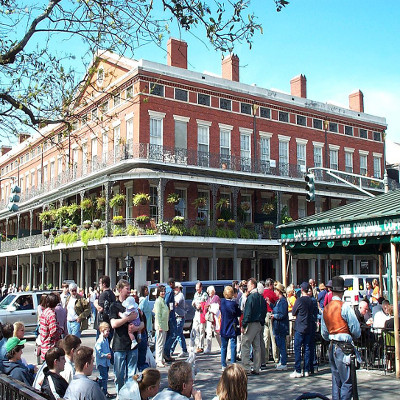 Cafe du Monde a New Orleans in Louisiana, negli Stati Uniti d'America