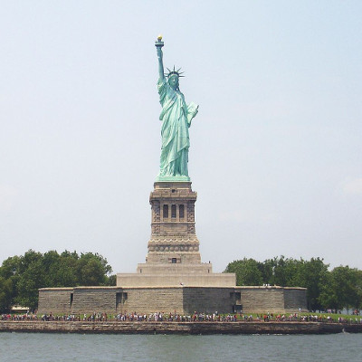 Statua della libertà a New York nello Stato di New York, negli Stati Uniti d'America