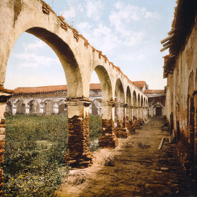 Mission San Juan Capistrano nella Contea di Orange in California, negli Stati Uniti d'America