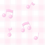 Note musicali su sfondo rosa